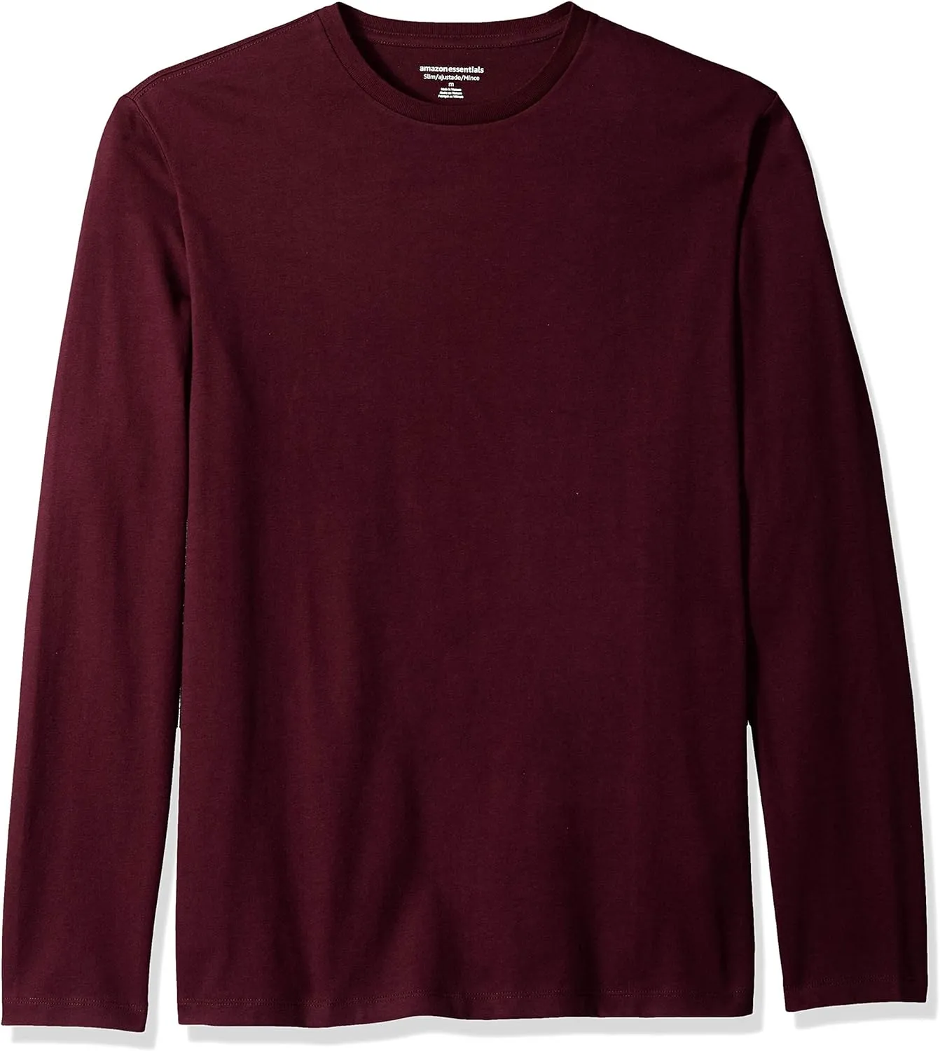 Amazon Essentials Slim-Fit Long Sleeve Shirt for Men, Pocket and No Pocket Styles