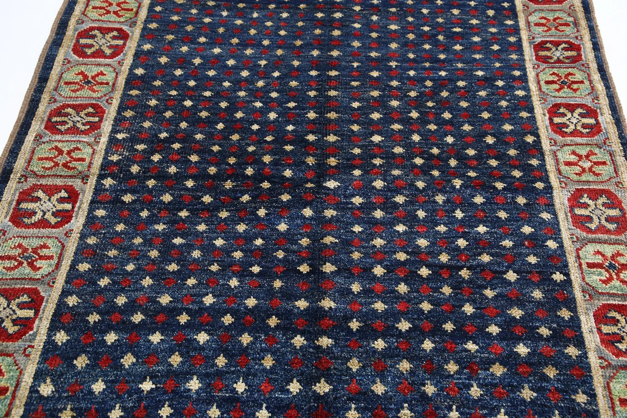 Blue Baluch Revival Hand Knotted Rug