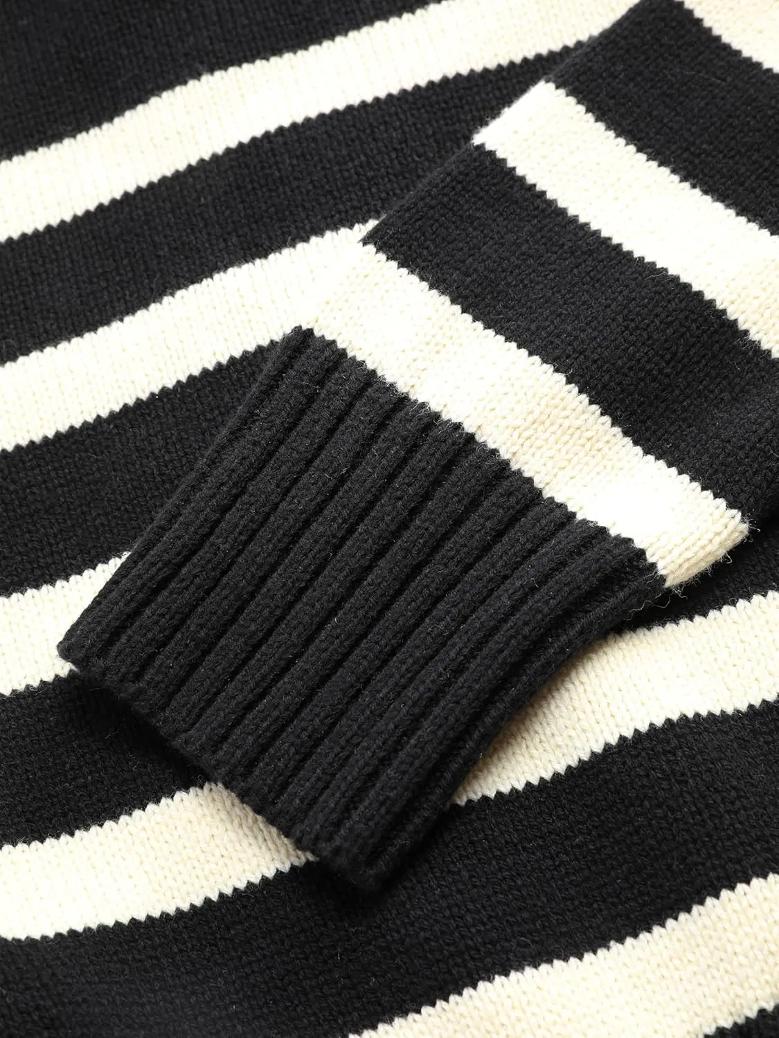 CIDER Womens Polo Sweater Striped Collared Lightweight Long Sleeve V Neck Pullover Fall Sweater Tops 2024