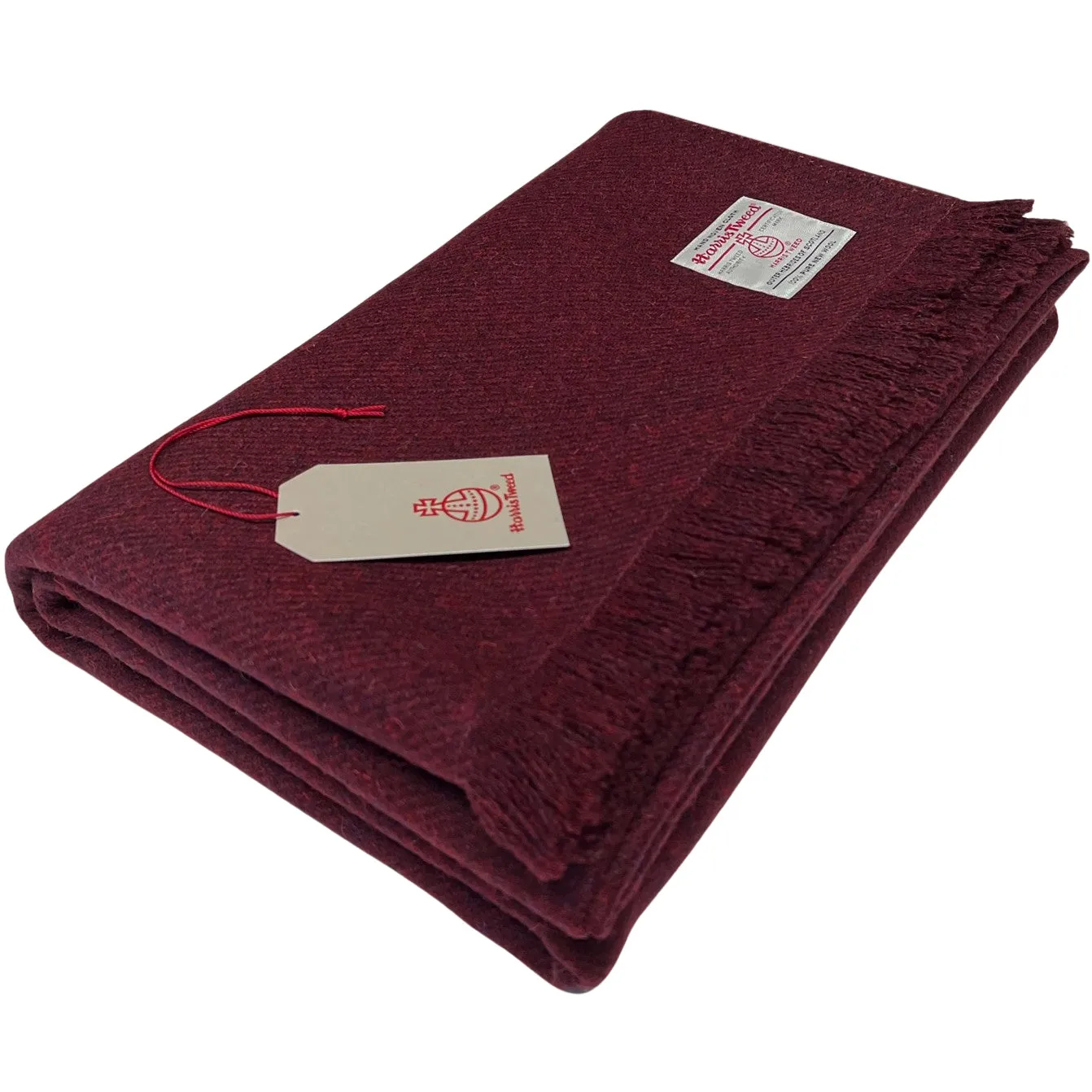 Claret Throw Blanket