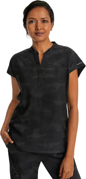 Healing Hands Scrub Top for Women Modern Fit Tee with 2 Pockets, Moisture Wicking, 360 Stretch and Quick Dry Fabric 2352