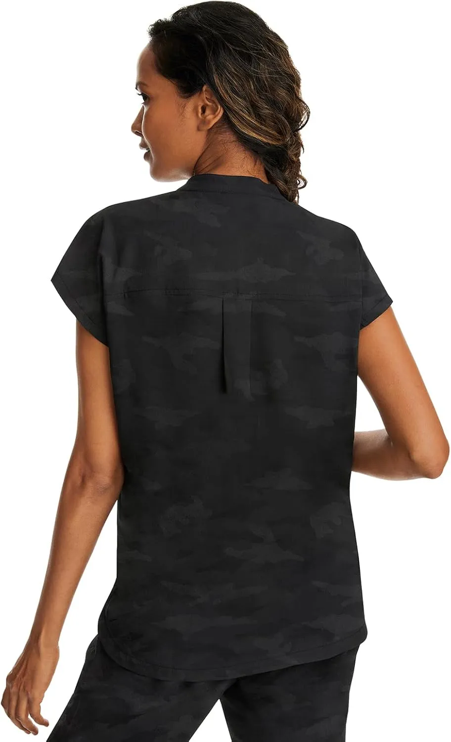 Healing Hands Scrub Top for Women Modern Fit Tee with 2 Pockets, Moisture Wicking, 360 Stretch and Quick Dry Fabric 2352
