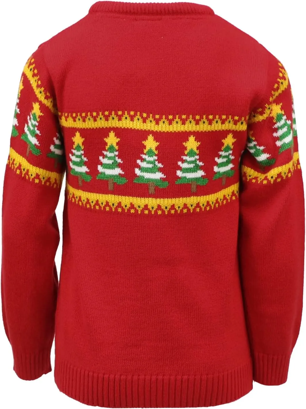 KIMU Boys' Long Sleeve Knit Pullover Christmas Sweater Crewneck Holiday Sweater Shirt