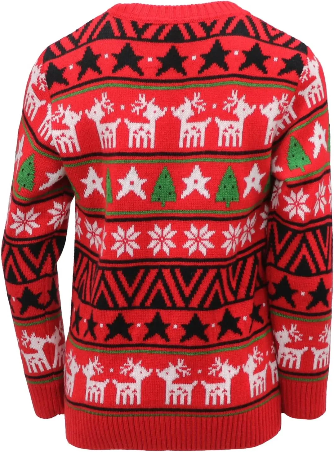 KIMU Boys' Long Sleeve Knit Pullover Christmas Sweater Crewneck Holiday Sweater Shirt