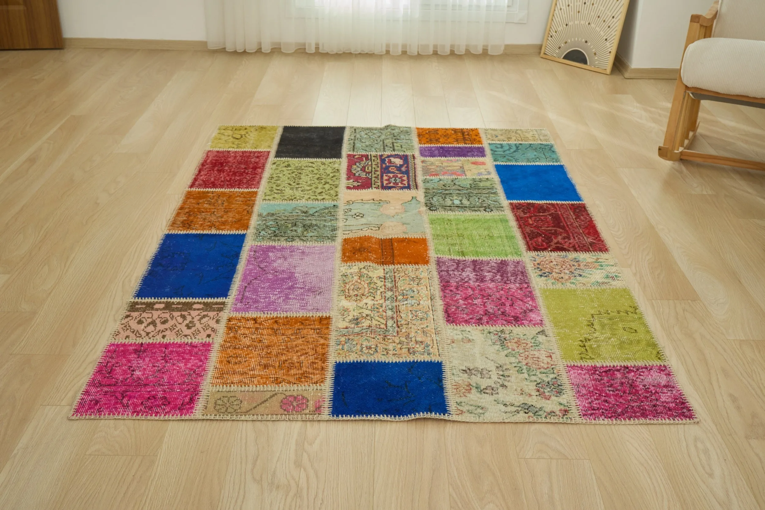 Malia - Vintage Turkish Patchwork Rug