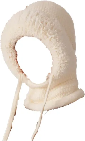 Women Knitted Hat Winter Windproof Warm Cap Trend Wool Thick Pullover Outdoor Skull Cap for Unisex