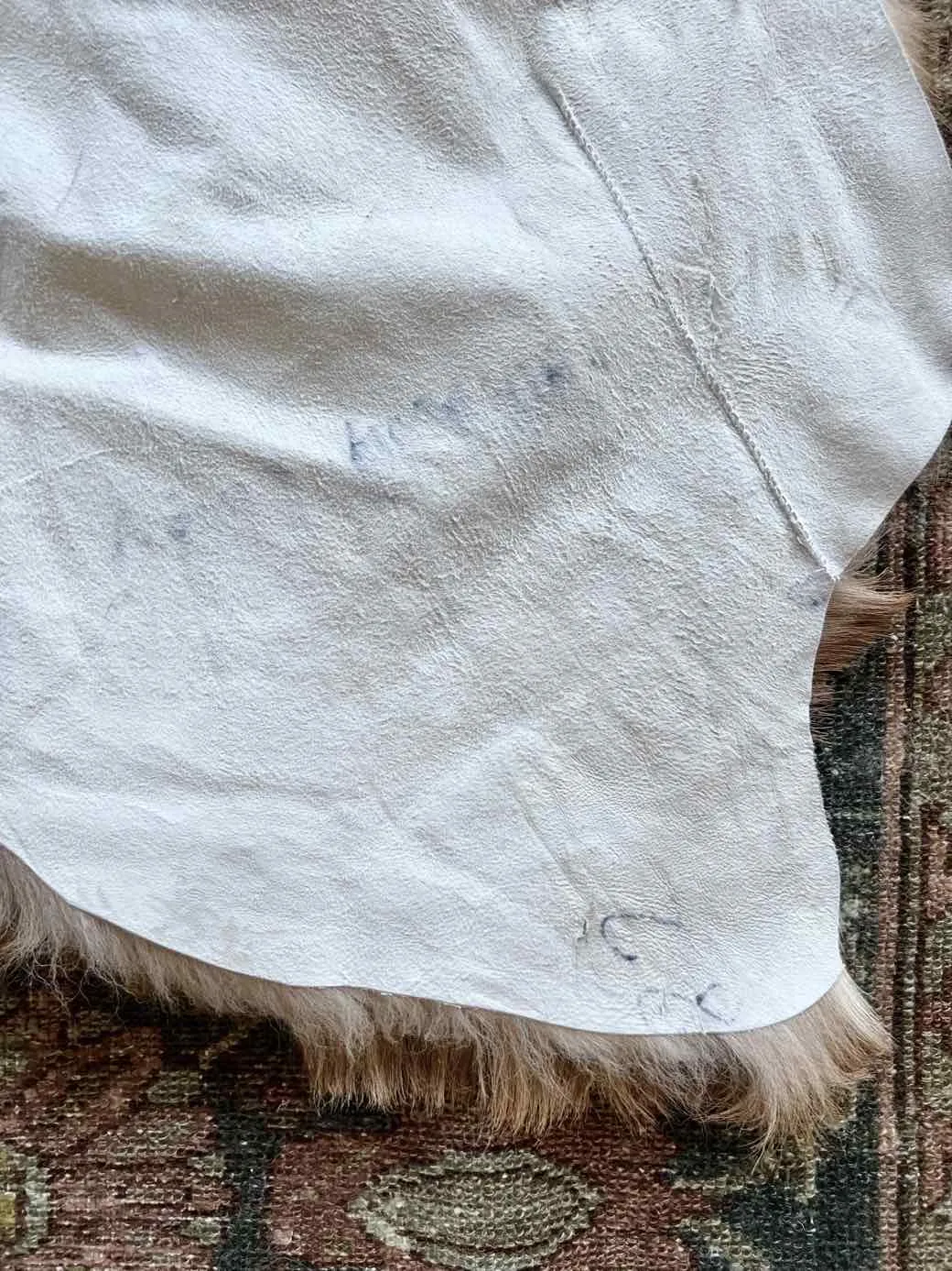 XL Soft Thick Auburn Organic Sheepskin