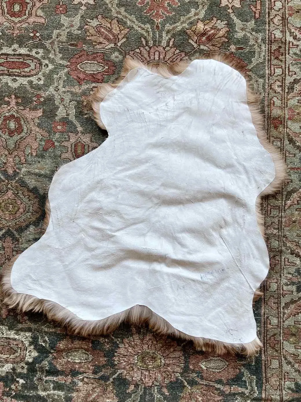 XL Soft Thick Auburn Organic Sheepskin